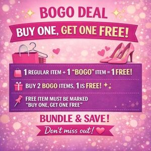✨ BOGO DEAL ✨ Buy ONE, Get ONE FREE 🆓